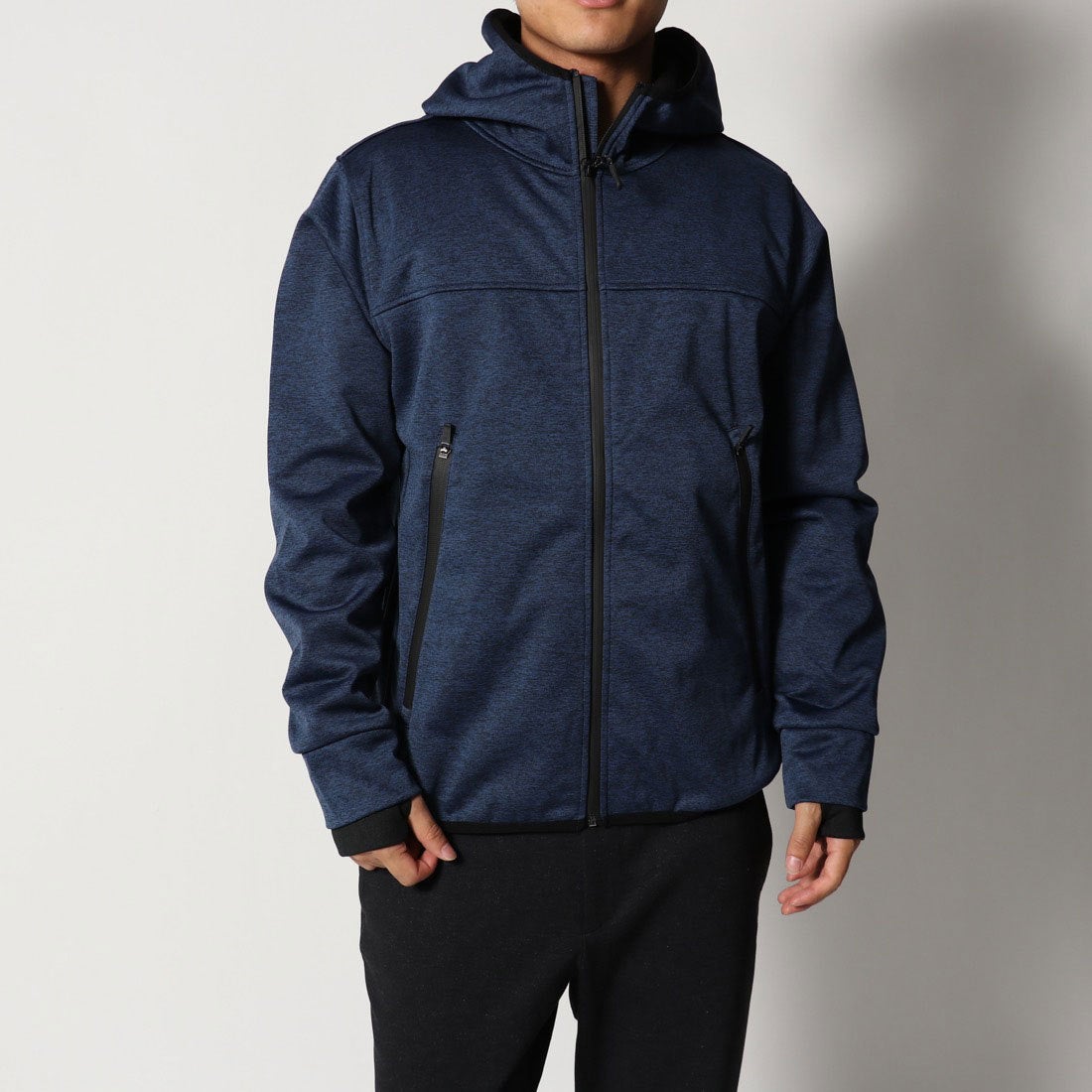 スタイルブロック STYLEBLOCK ボンディング 裏フリース ZIPパーカー