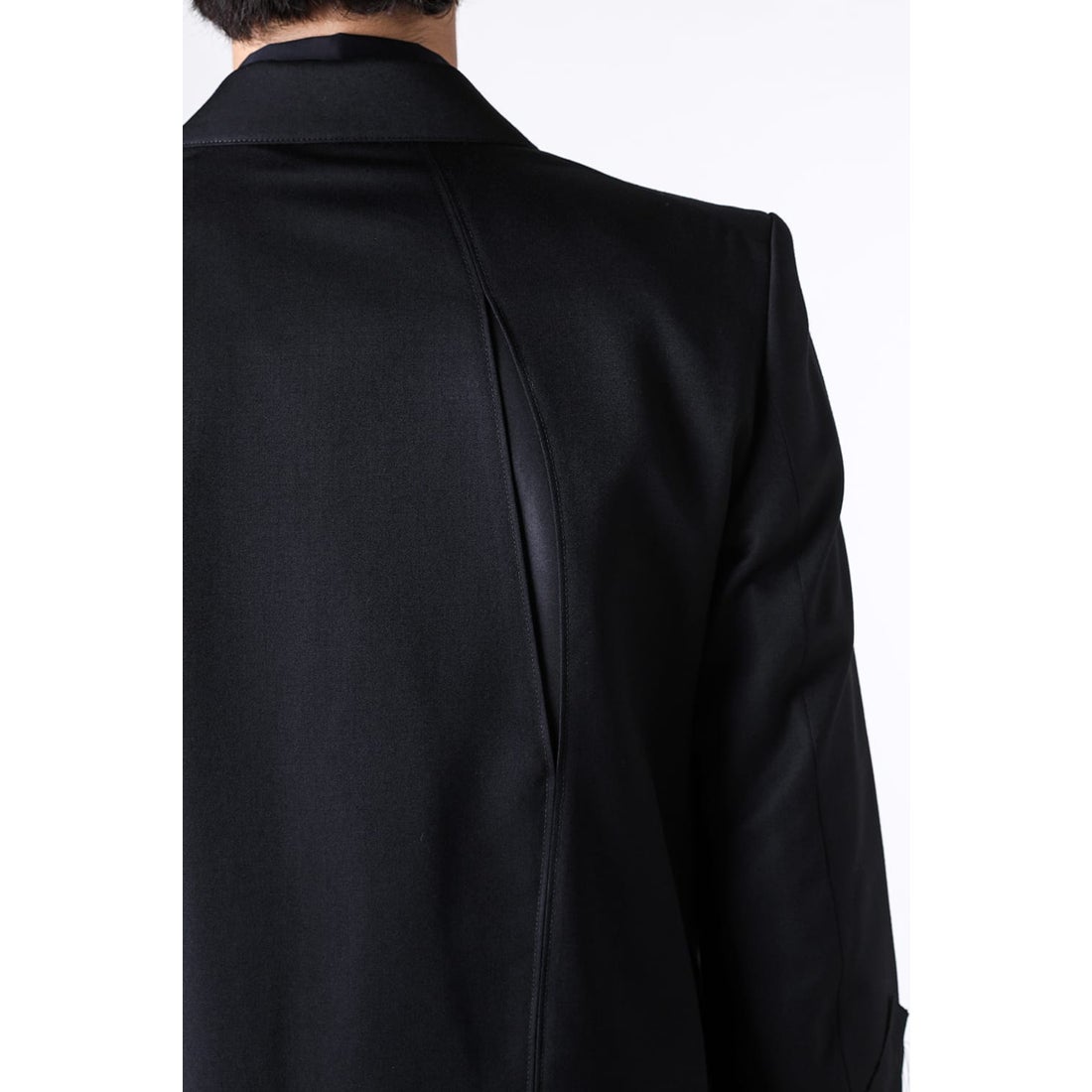 サルバム sulvam Three Button Asymmetric Jacket （Black） -FASCINATE