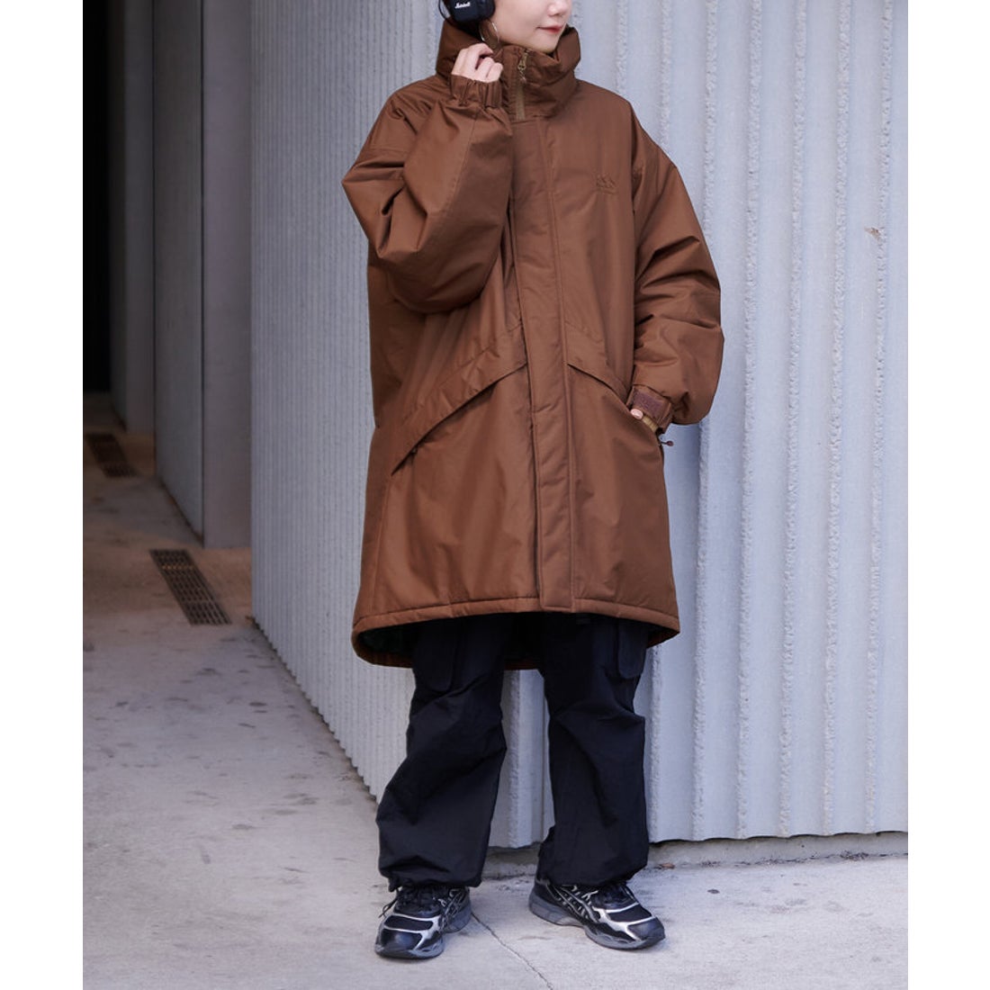 パル PAL 【CIAOPANIC TYPY】ブロックモンスターパーカー （brown