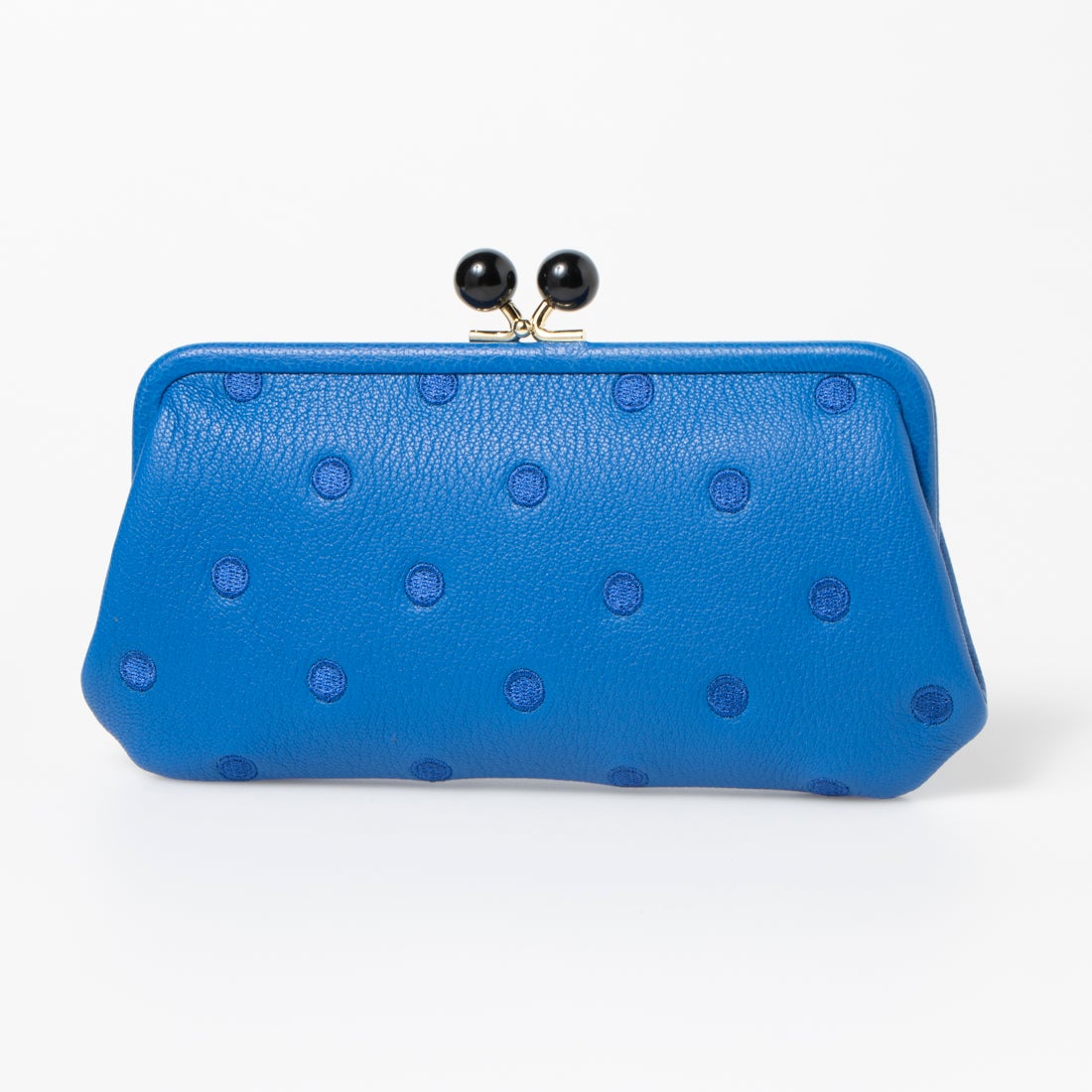 ロングセラー＞ペルケ perche アクリル玉がま口長財布 （BLDOT