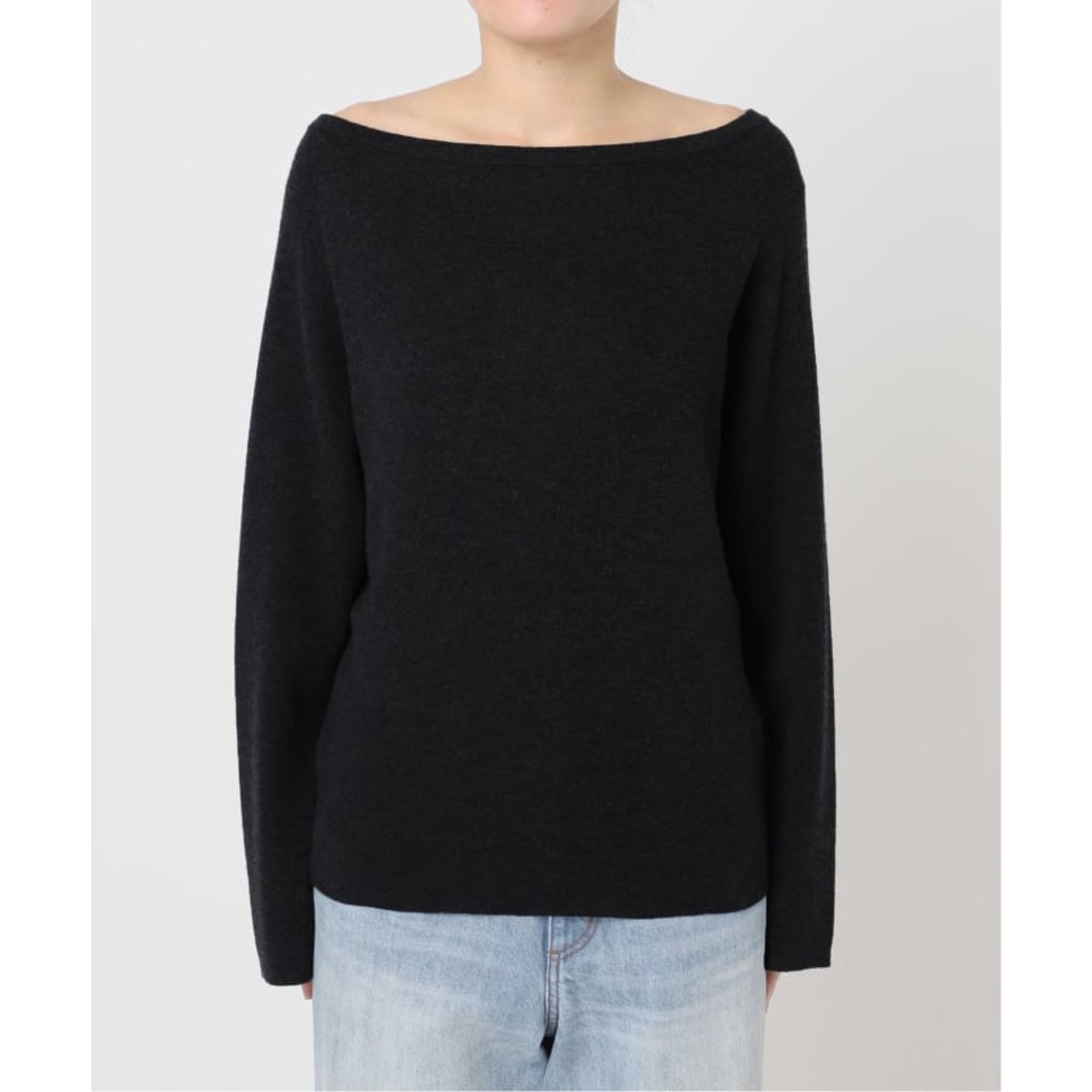 プラージュ Plage 《追加予約》Off shoulder slit ニット 2 （ブラック