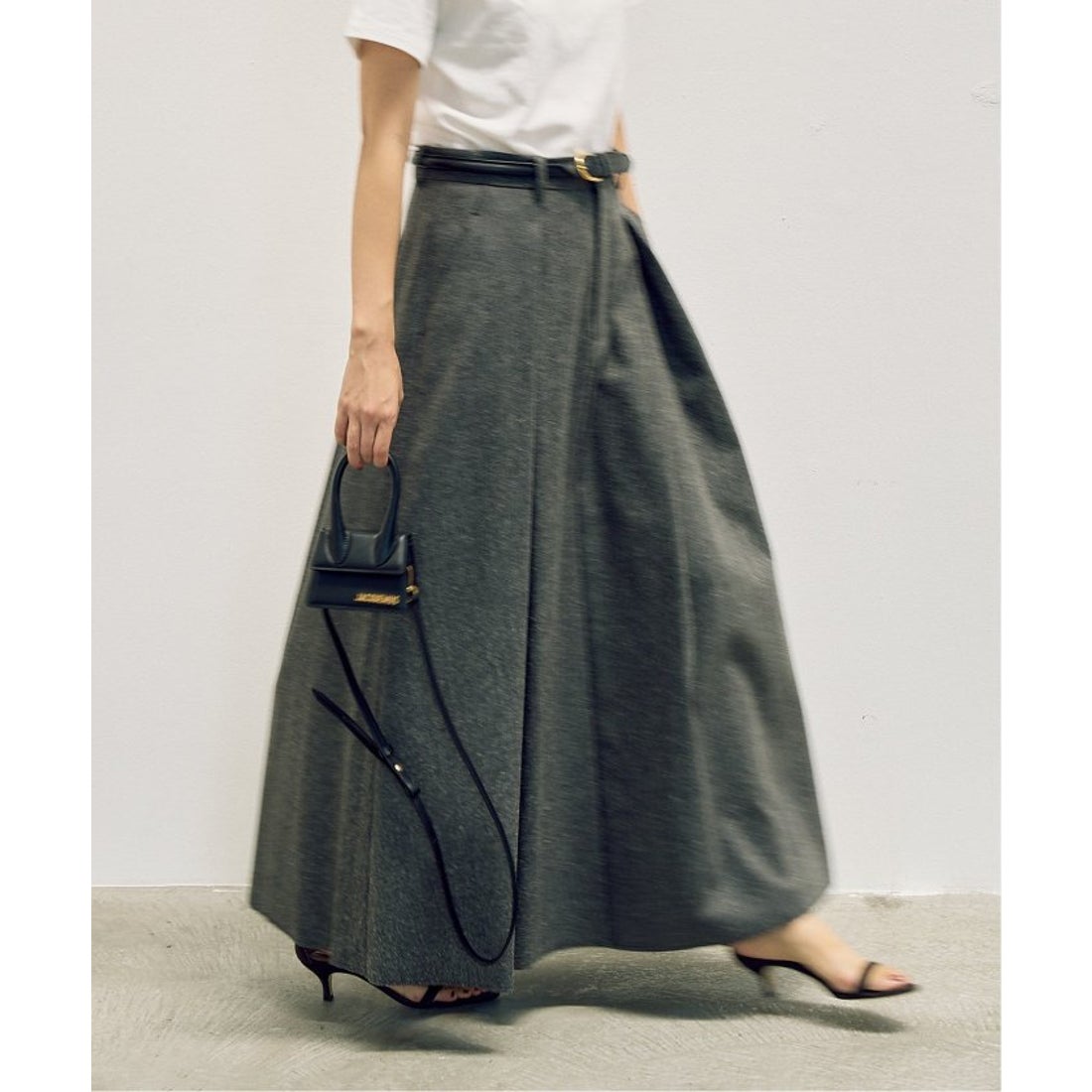 プラージュ Plage 《追加》R'IAM TWEEDボンディング スカート （グレー