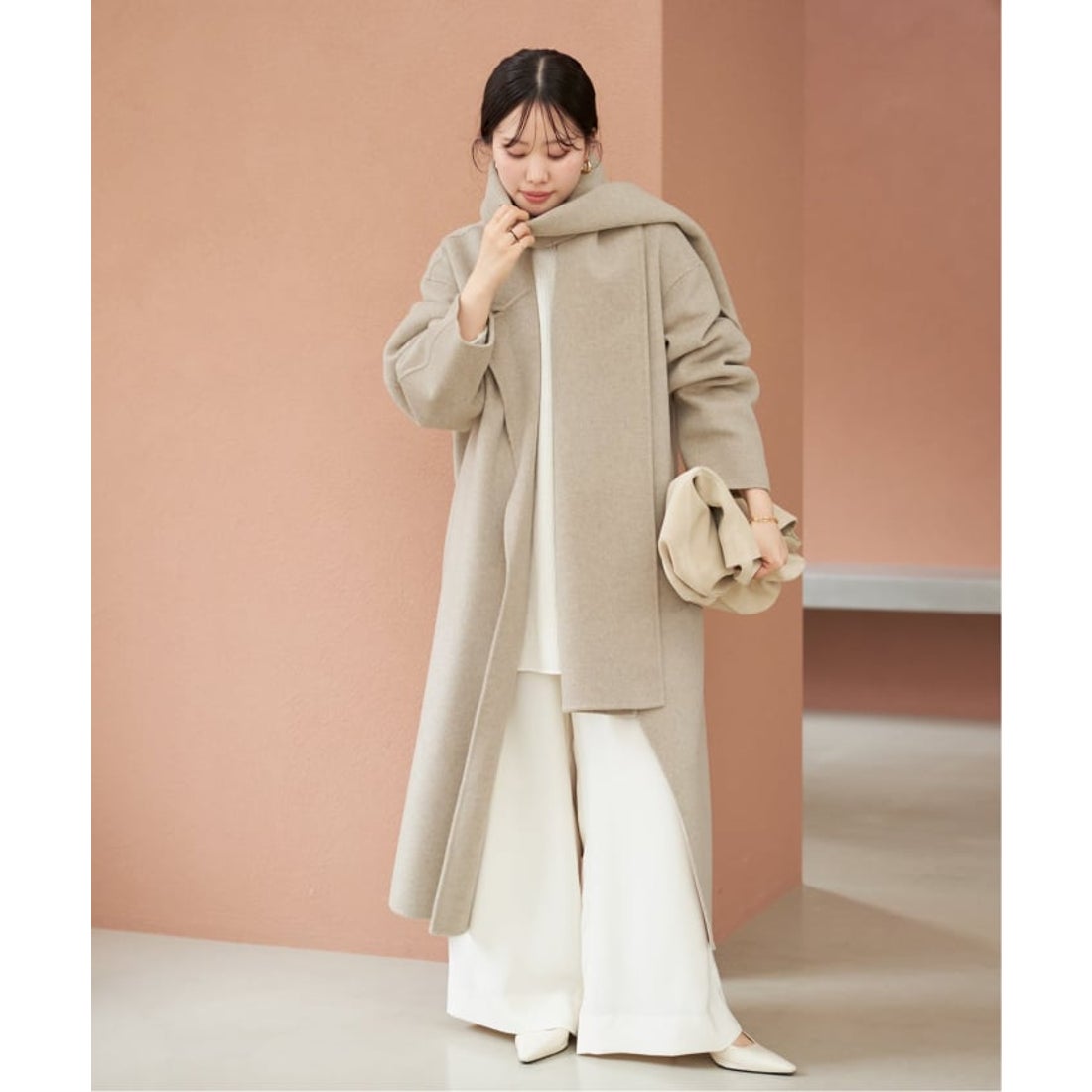 プラージュ Plage 《追加》ハミルトン ストール コート （ブラック