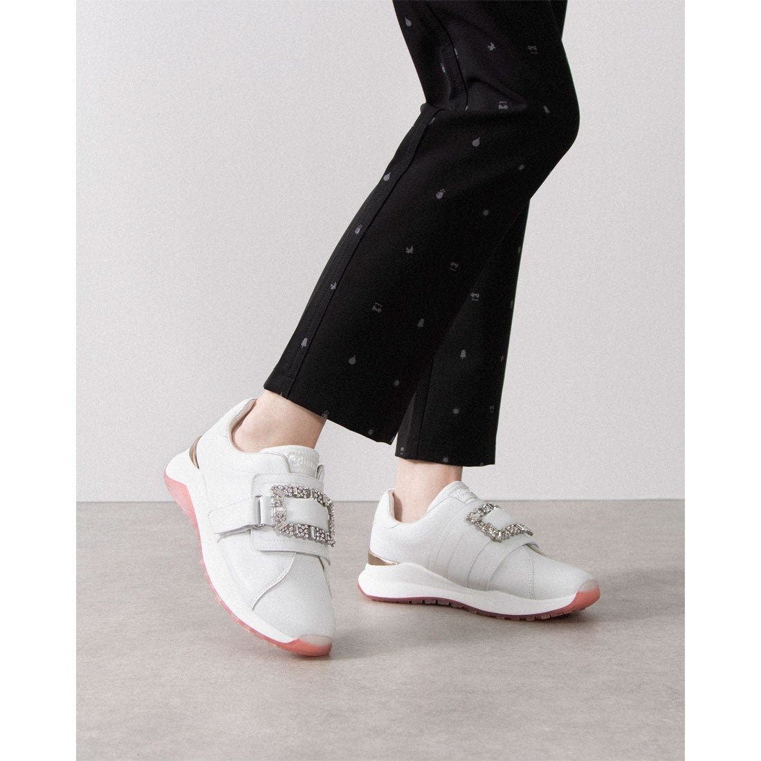 プラスダイアナ ＋diana 【+dianaGOLF】バックル付きゴルフシューズ