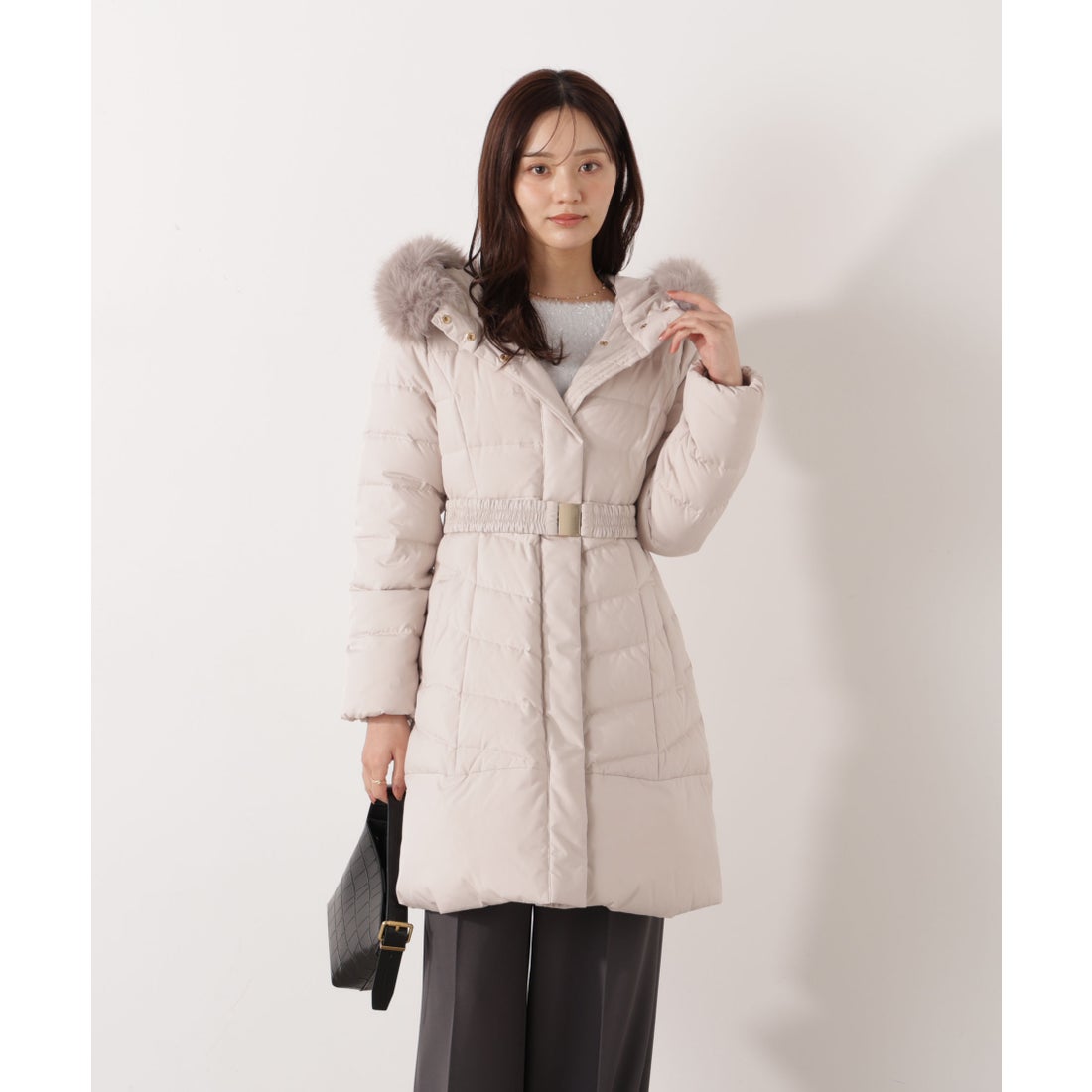 プロポーションボディドレッシング PROPORTION BODY DRESSING ベルト付