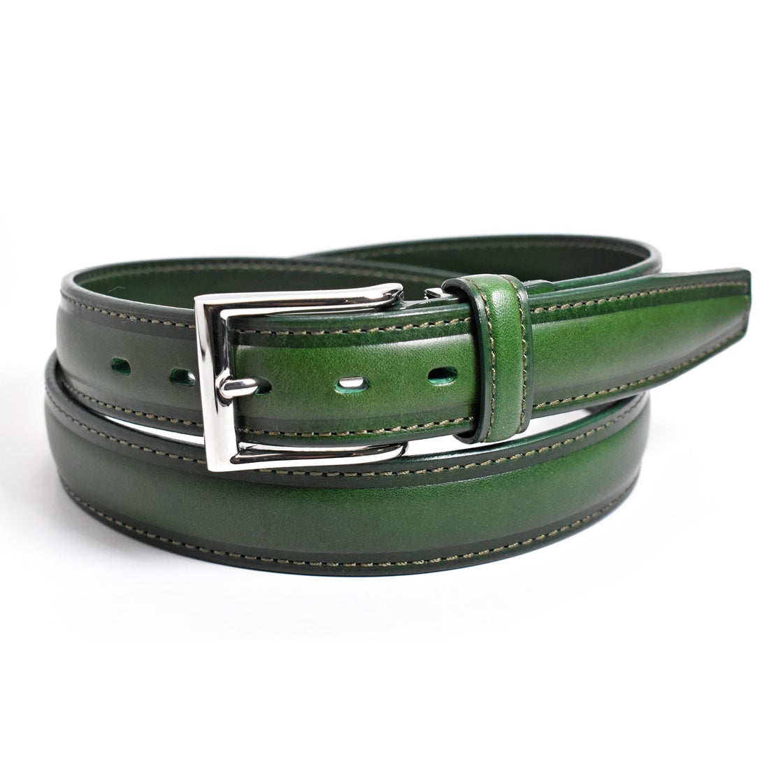 プレリーギンザ PRAIRIE GINZA ブッテーロ メンズベルト （グリーン