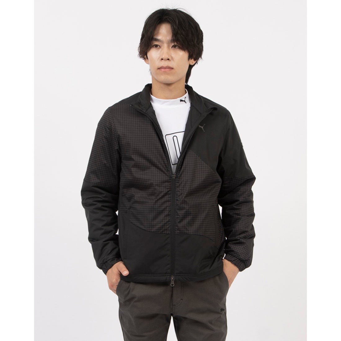 プーマ PUMA ゴルフ ハイパーストレッチPGWカラーブロックFZ中綿