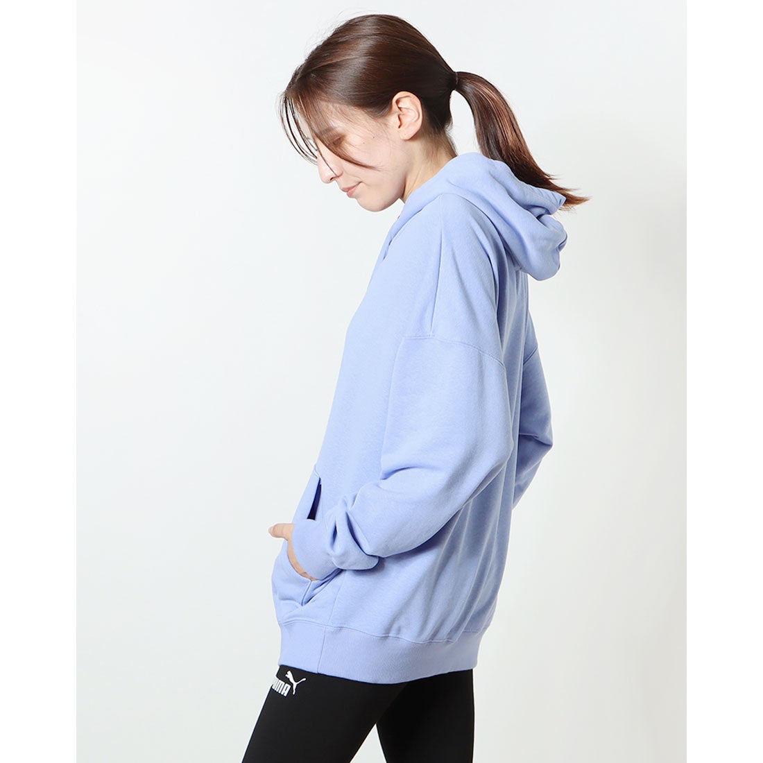 プーマ PUMA レディース スウェットパーカー DOWNTOWN オーバーサイズ