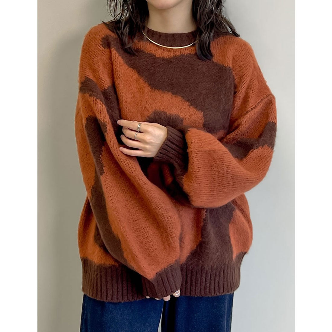 リエディ Re:EDIT [2024 AUTUMN COLLECTION]オーバーサイズ起毛