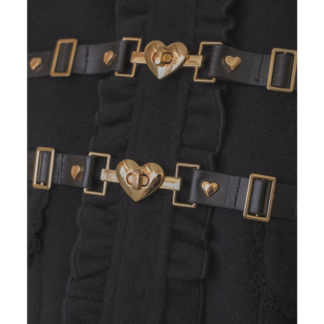 ロジータ ROJITA ハートバックルショートコート （ホワイト