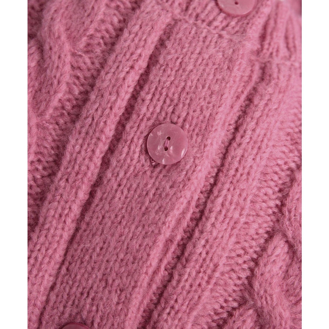 ロペピクニック ROPE' PICNIC ケーブルニットカーディガン （ローズ