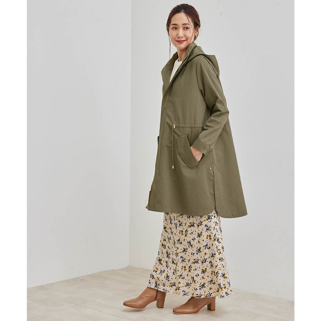 ロペピクニック ROPE' PICNIC 【撥水・花粉ガード】ライナー付きモッズ