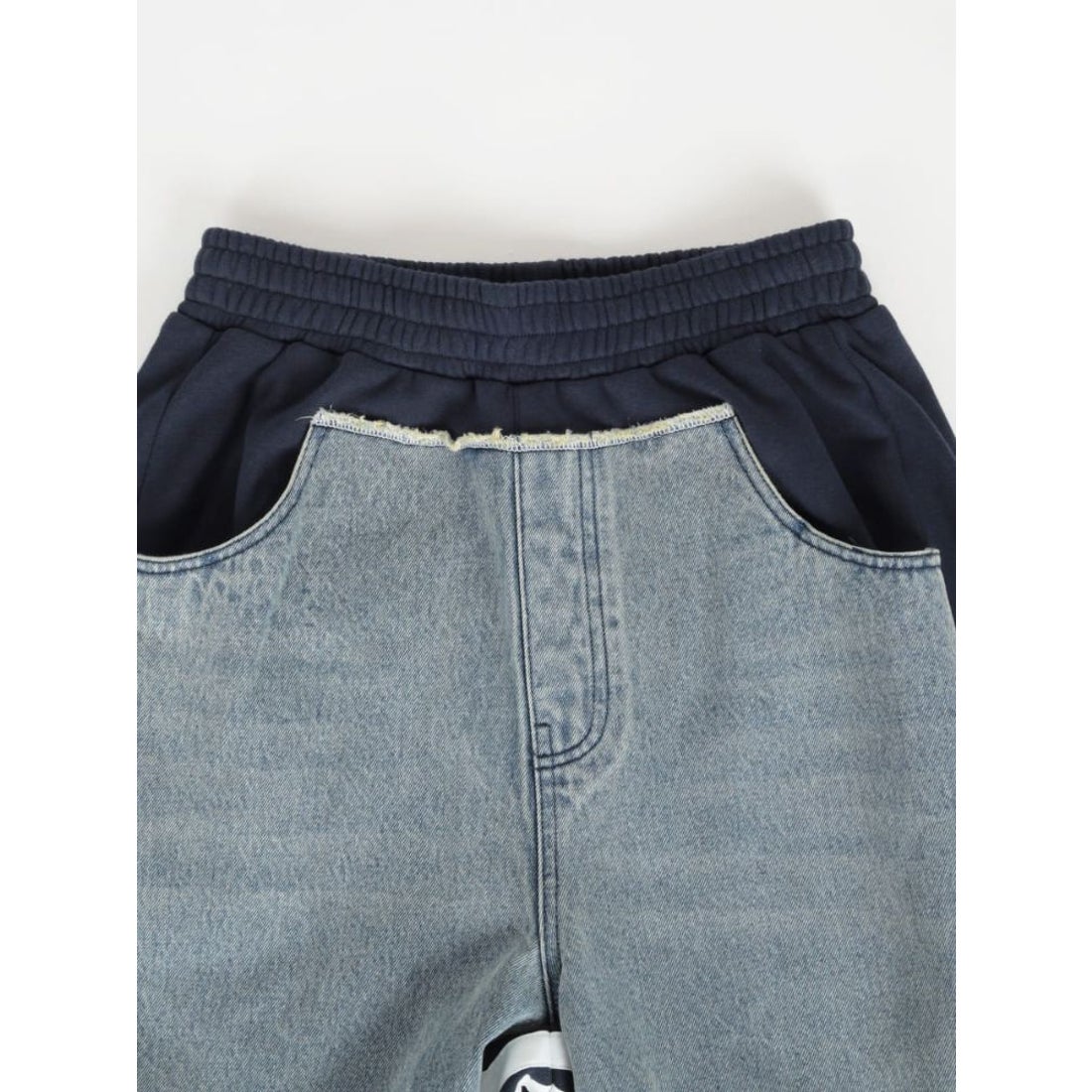 ラディエイト RADIATE デニムドッキングスウェットパンツ （ライト