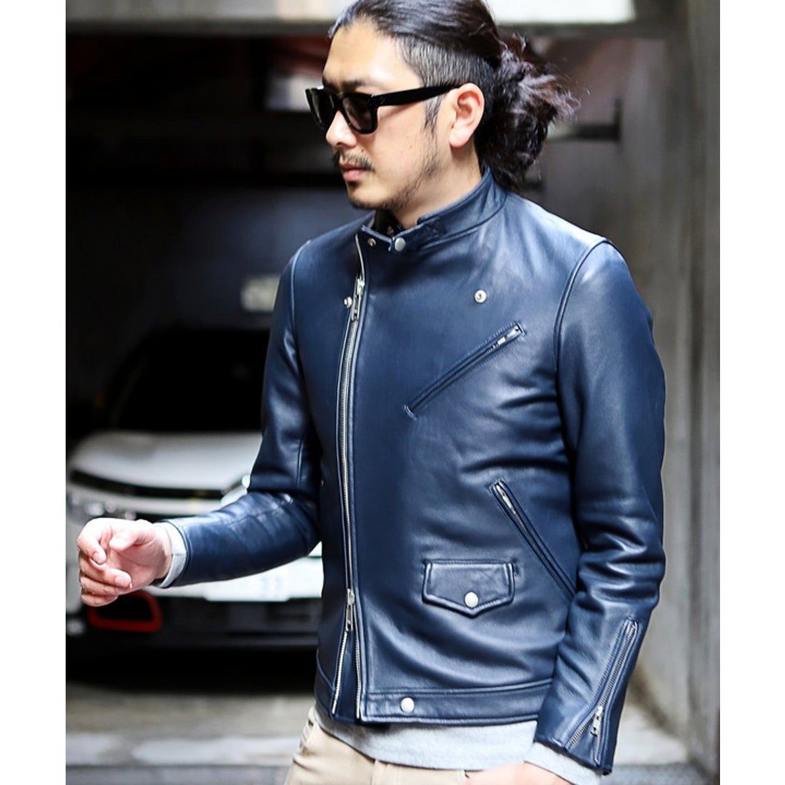 ラトルトラップ RattleTrap セミダブルレザーライダースジャケット