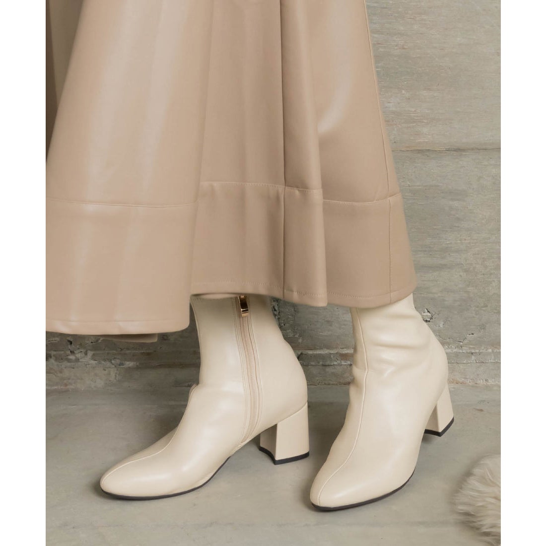 ランダ RANDA ストレスフリー/ソフトストレッチチャンキーヒール