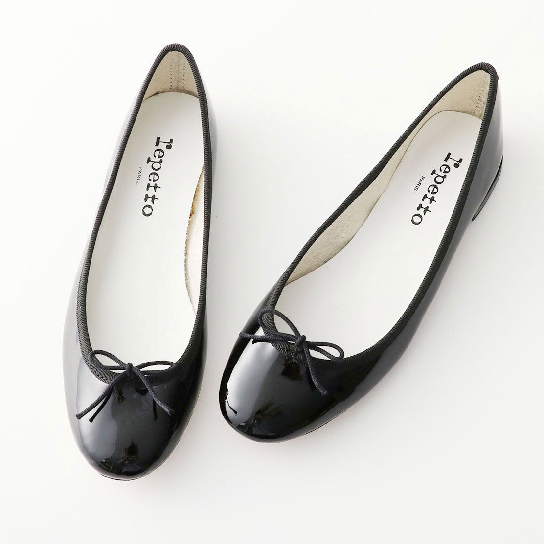 Repetto 〇レペット repetto CENDRILLON （ブラックエナメル） -靴