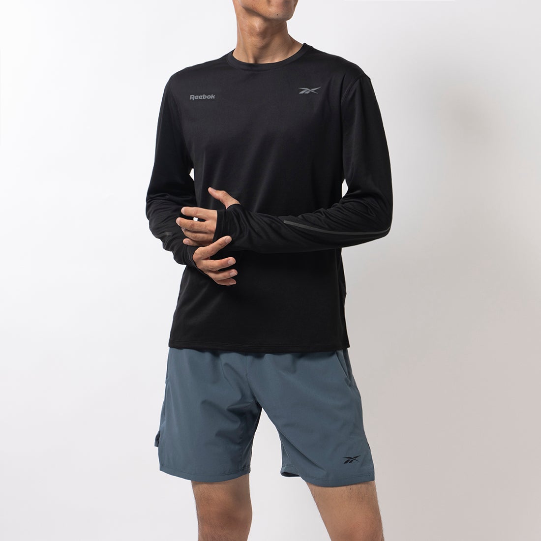スピード ロングスリーブTシャツ / SPEED LS （ブラック） -Reebok