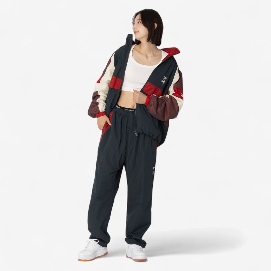 イッシュ カラーコンビネーショントラックジャケット / IS:SUE Color