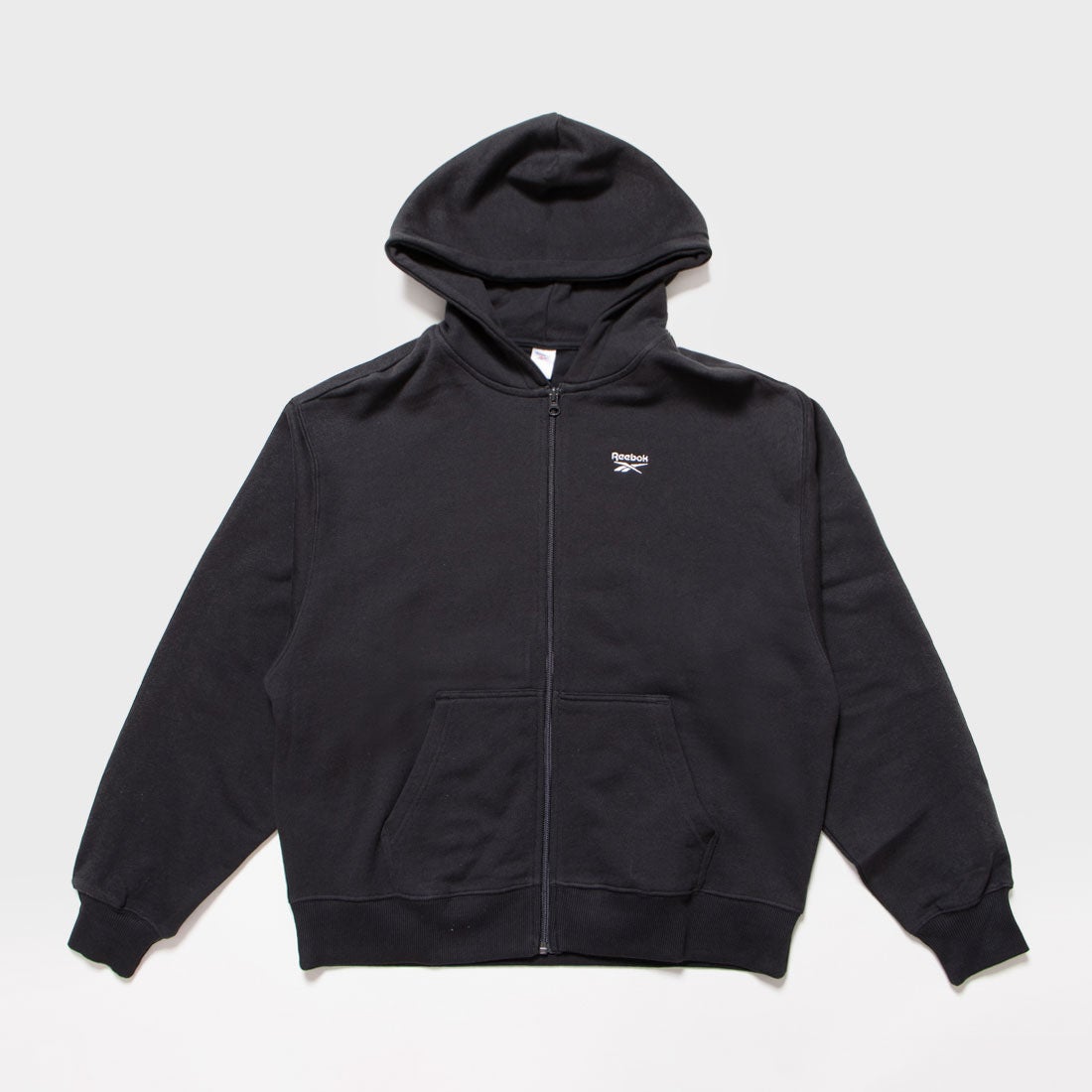 ロング フルジップ フーディー / CL AE LONG FZ HOODIE（ブラック