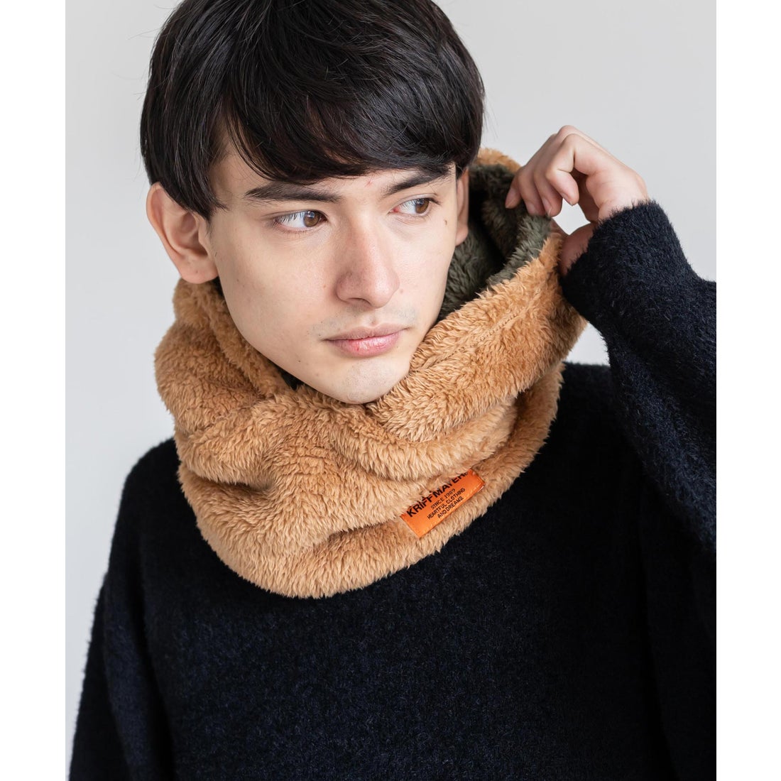 ロッキーモンロー Rocky Monroe フードウォーマー ボア ネック