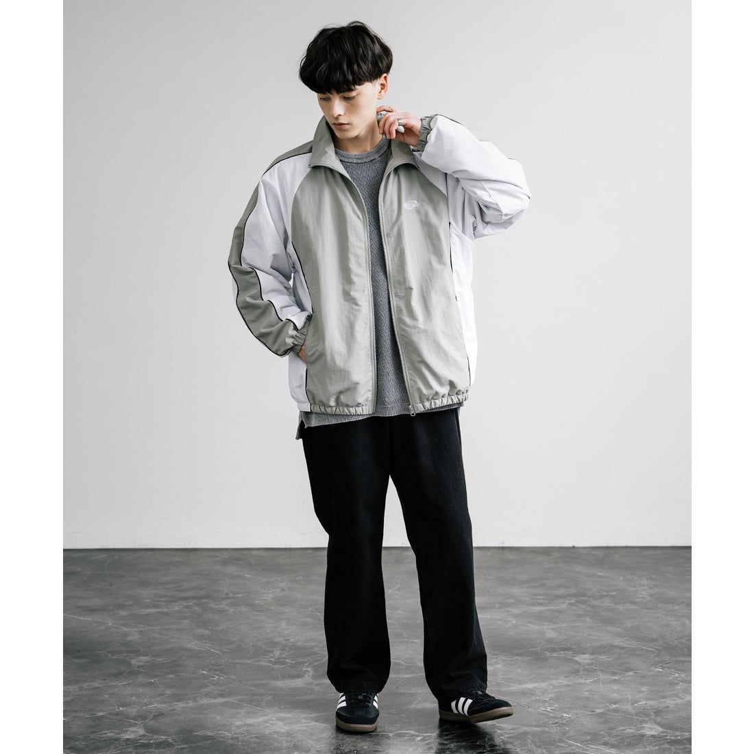 ロッキーモンロー Rocky Monroe ナイロンジャケット ブルゾン 裏起毛