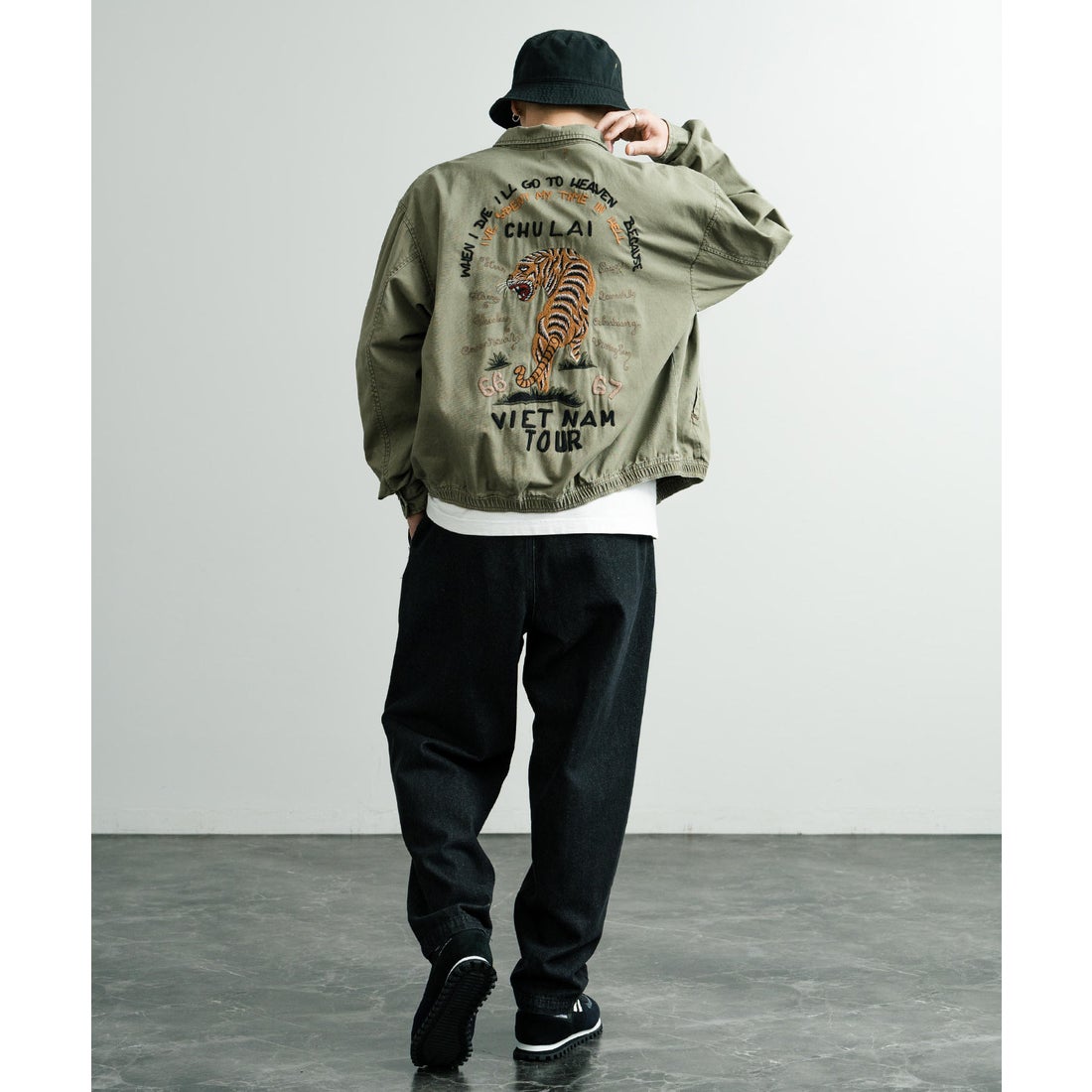 ロッキーモンロー Rocky Monroe スーベニアジャケット ブルゾン 刺繍