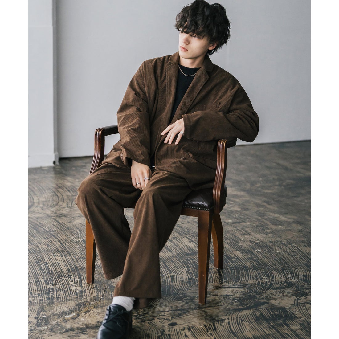 ロッキーモンロー Rocky Monroe セットアップ コーデュロイ 中太コール