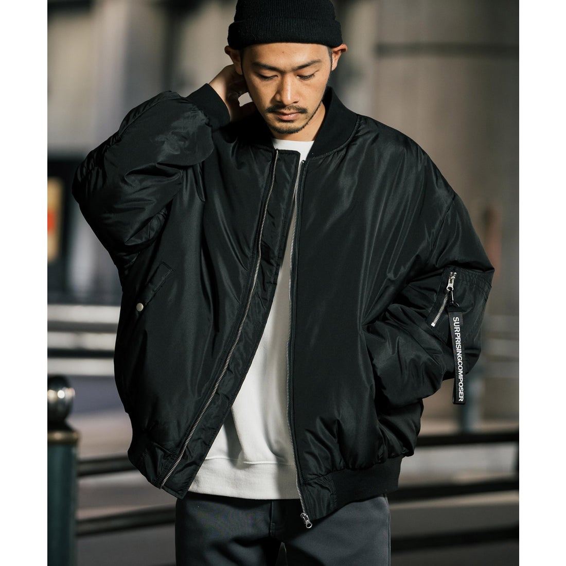 ロッキーモンロー Rocky Monroe MA－1 フライトジャケット 中綿 メンズ