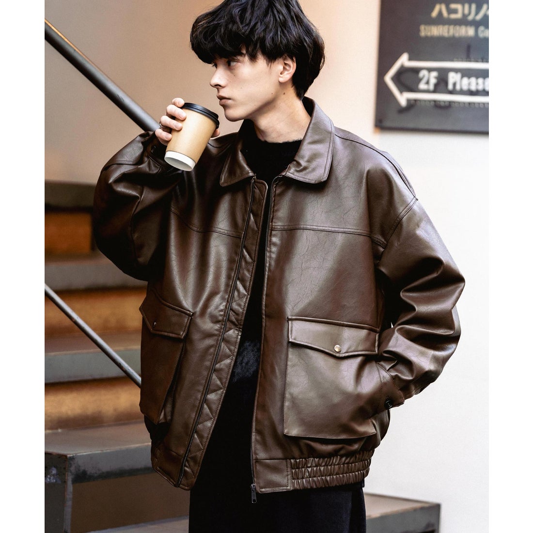 ロッキーモンロー Rocky Monroe ブルゾン フライトジャケット メンズ