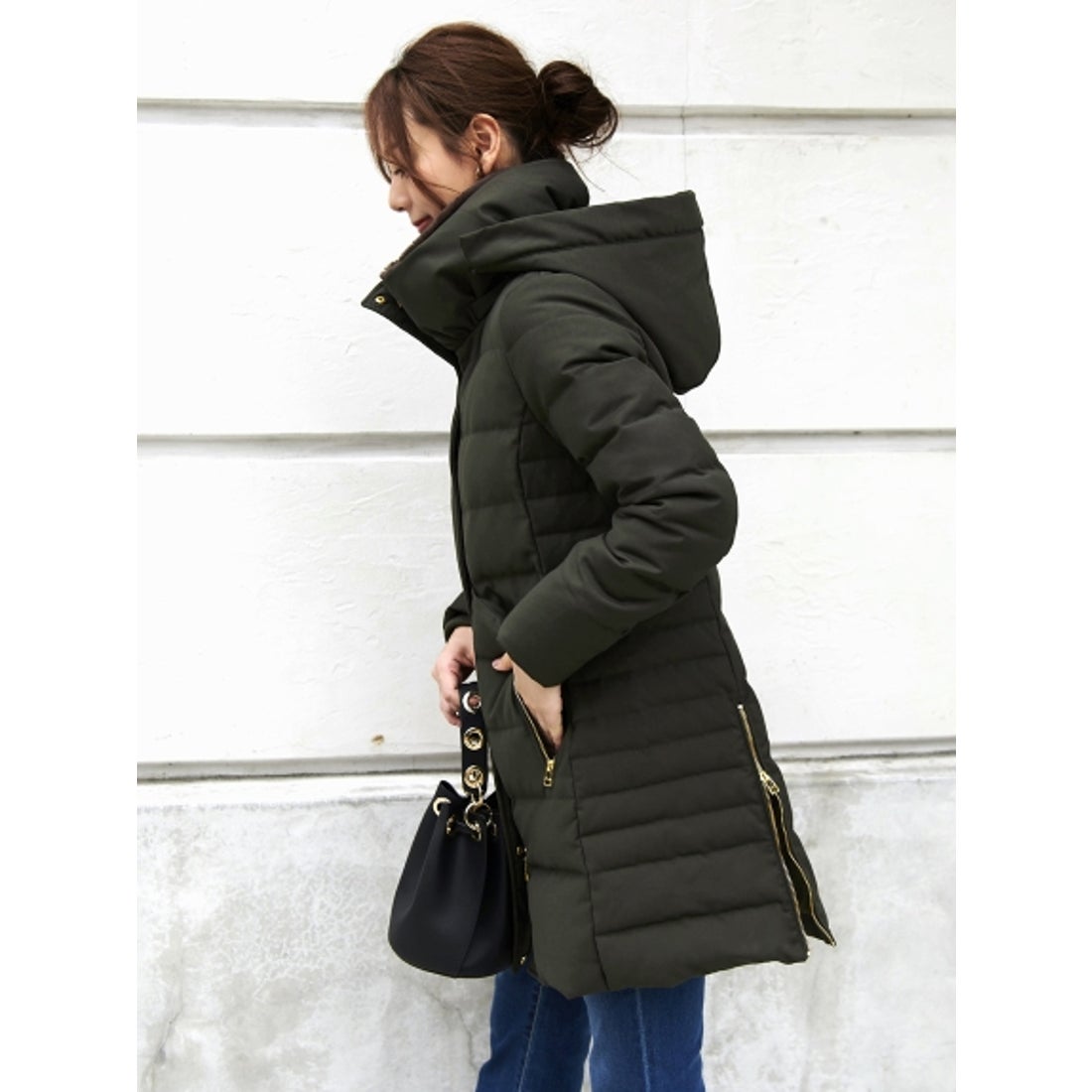 ルイルエブティック RUIRUE BOUTIQUE ラクーンファーサイドジップ