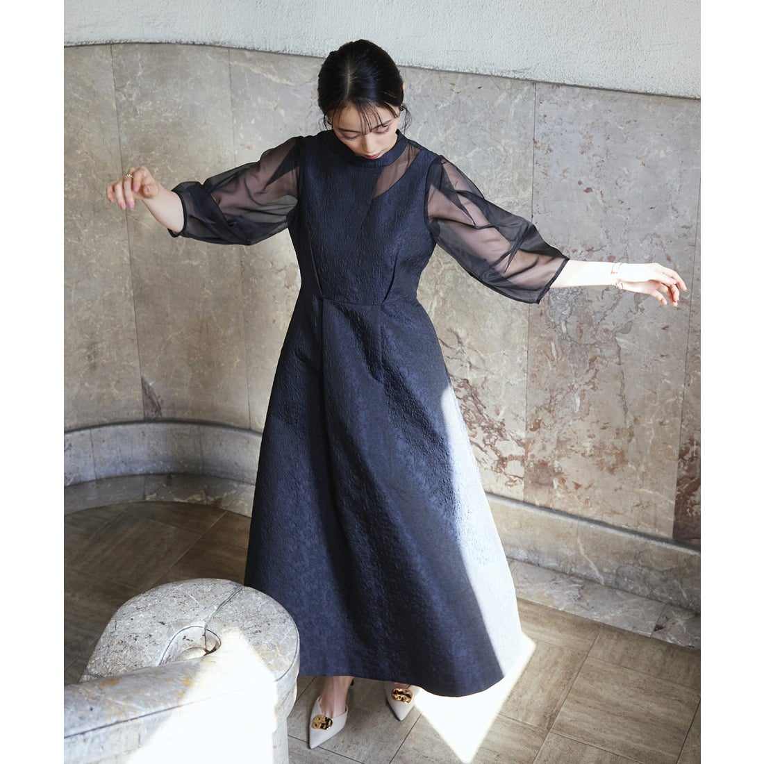 ルイルエブティック RUIRUE BOUTIQUE 【オケージョン対応】シアー