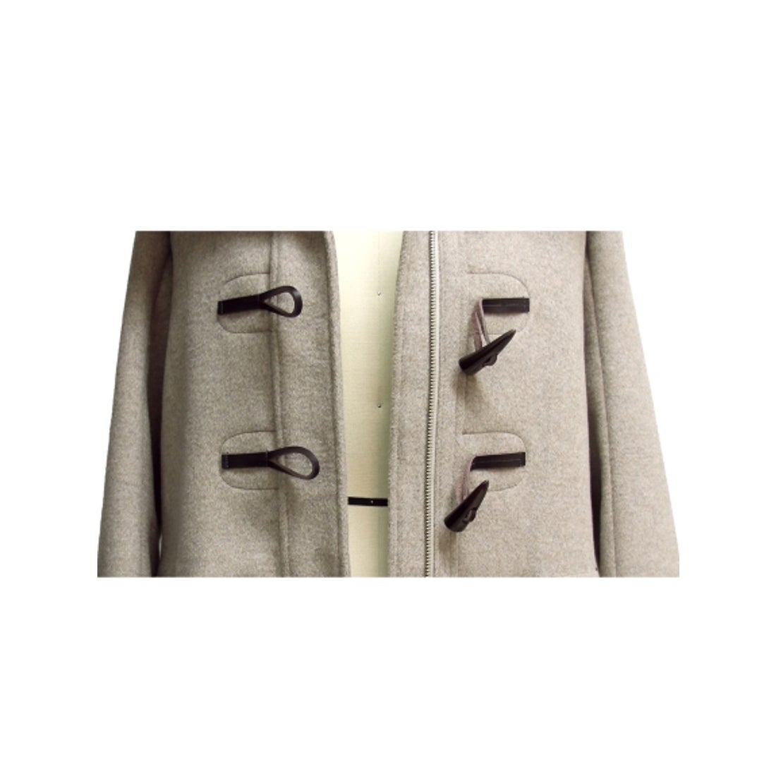 RUIRUE BOUTIQUE ラビットファーミドルダッフルコート （ネイビー(NE