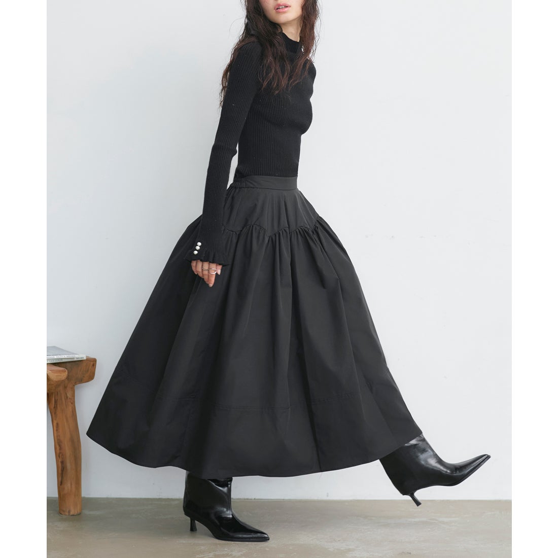 ルイルエブティック RUIRUE BOUTIQUE 洗える ｜ バブル フレア