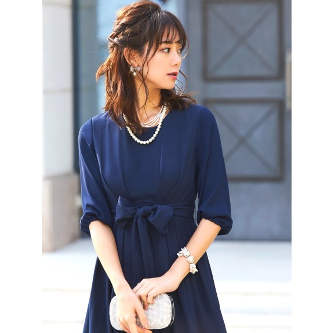 RUIRUE BOUTIQUE ワンピース＆ジャケットアンサンブルスーツセット(7号