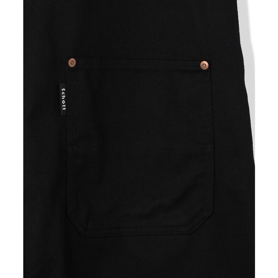 ショット Schott TC OVERALL PANTS/オーバーオール （ブラック