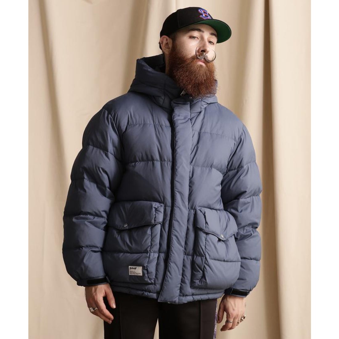 ショット Schott TOP TIRE HOODED DOWN JACKET/トップティア フード
