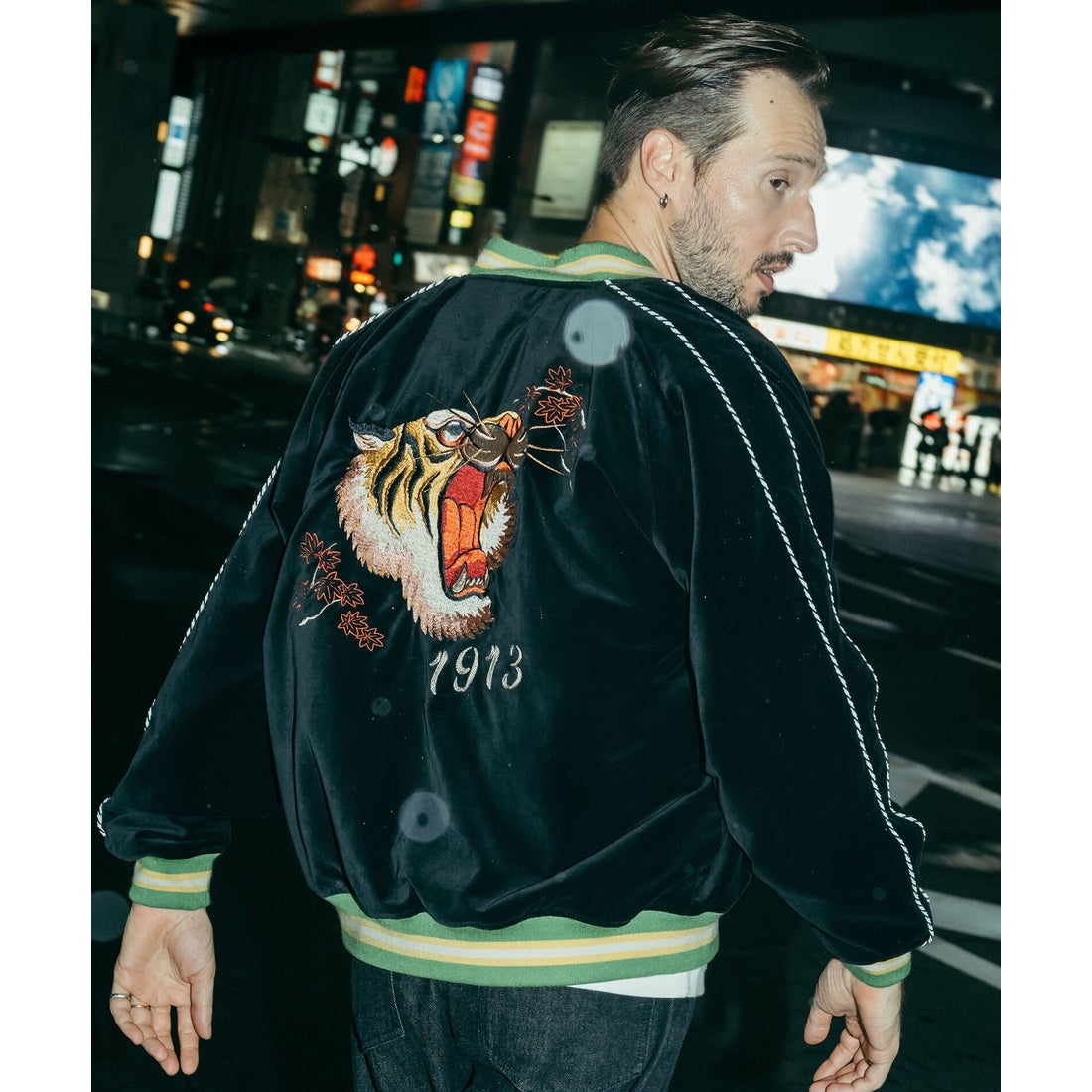ショット Schott SOUVENIR JACKET/スーベニアスカジャン 顔虎