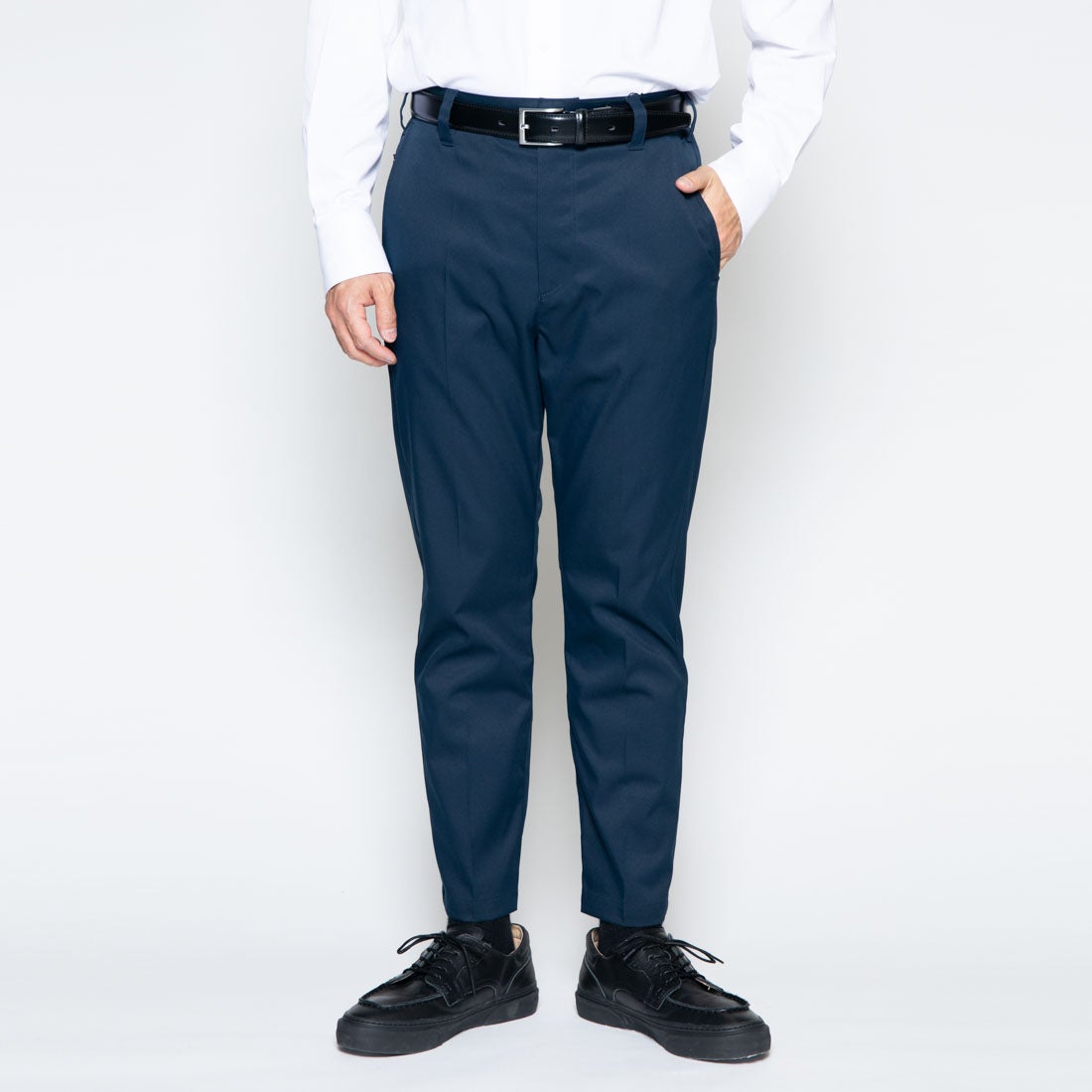 Bizアンクルパンツ （ネイビー） -WWSワークウェアスーツ公式