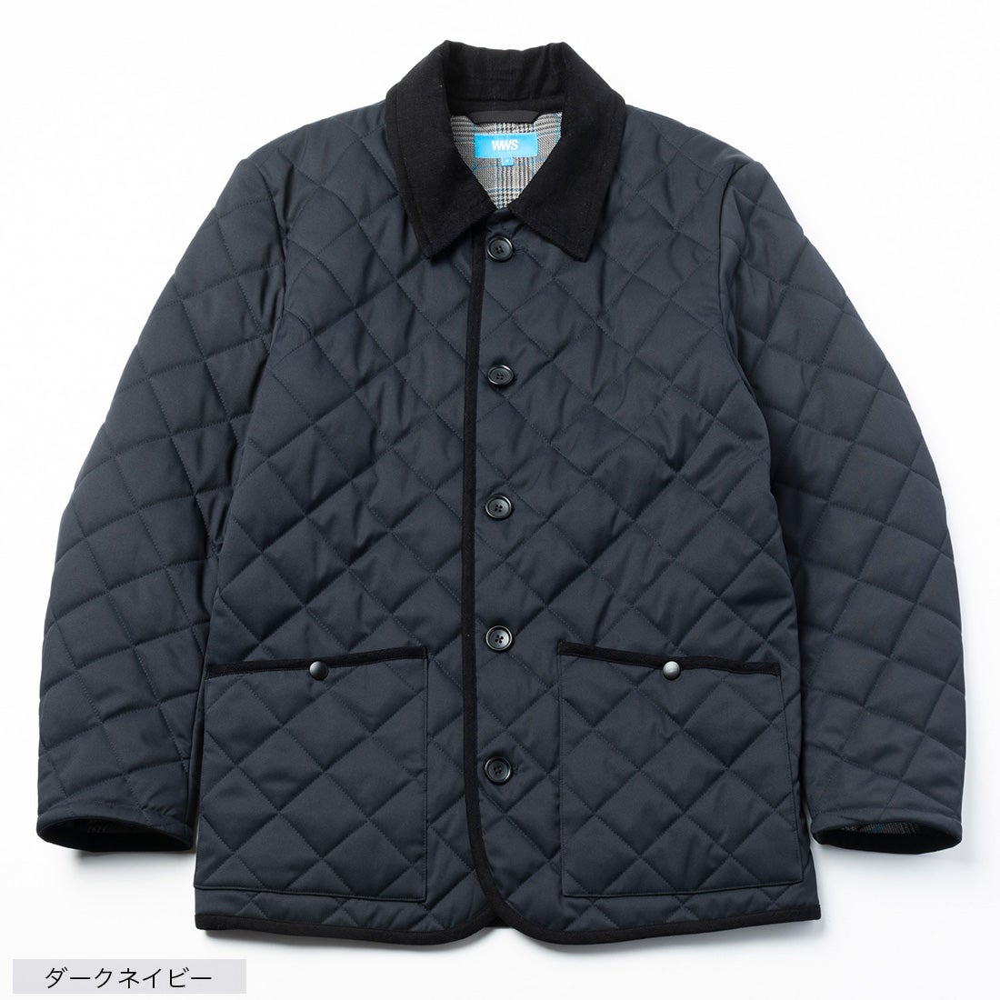 WORK WEAR SUIT 洗えるキルティングジャケット （ダークネイビー