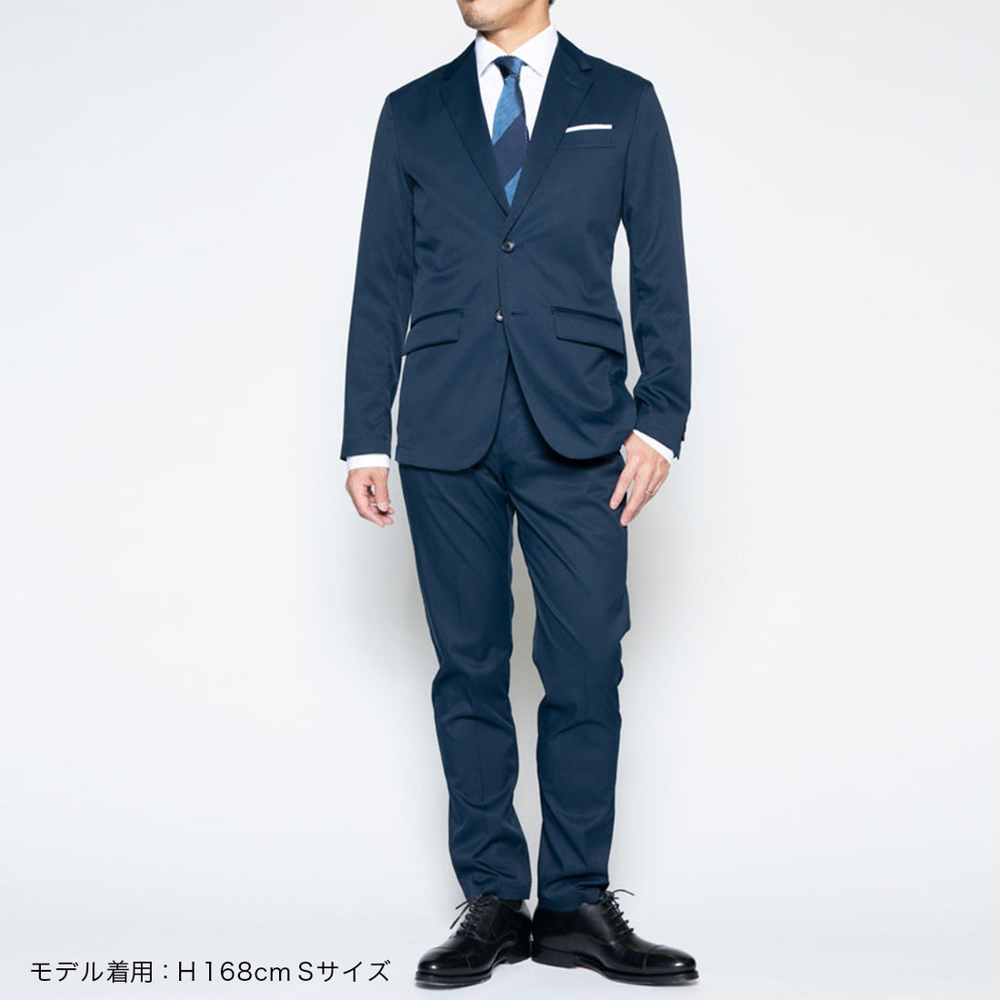 Bizフルレングスパンツ （ネイビー） -WWSワークウェアスーツ公式