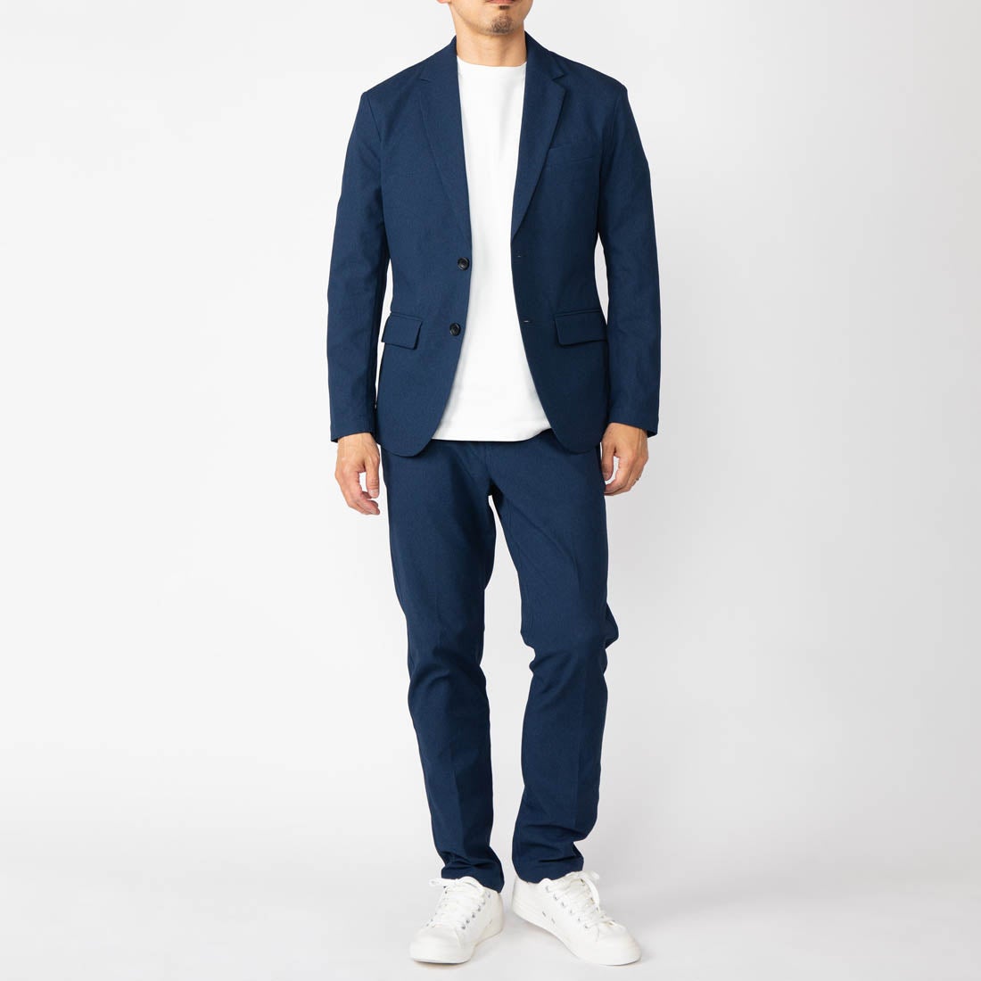 クールフルレングスパンツ （ビターネイビー） -WWSワークウェアスーツ