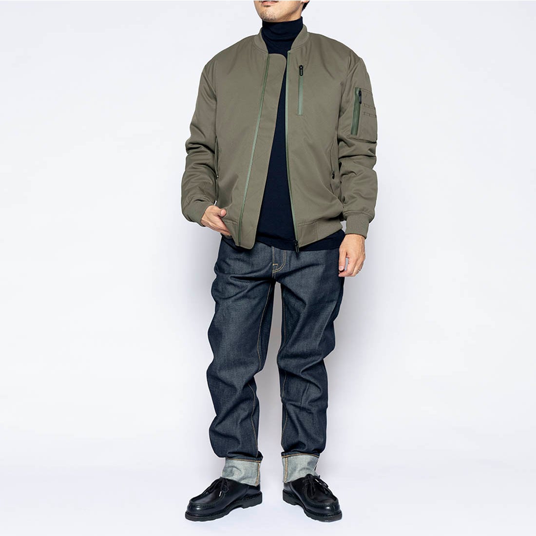 MARW UNITED ARROWS MA-1 ベスト オリーブ MARW UNITED ARROWS MA-1