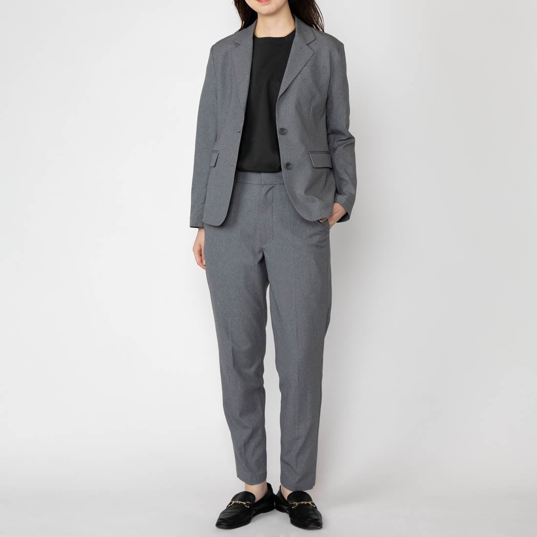 クールストレートパンツ （ビターグレー） -WWSワークウェアスーツ公式