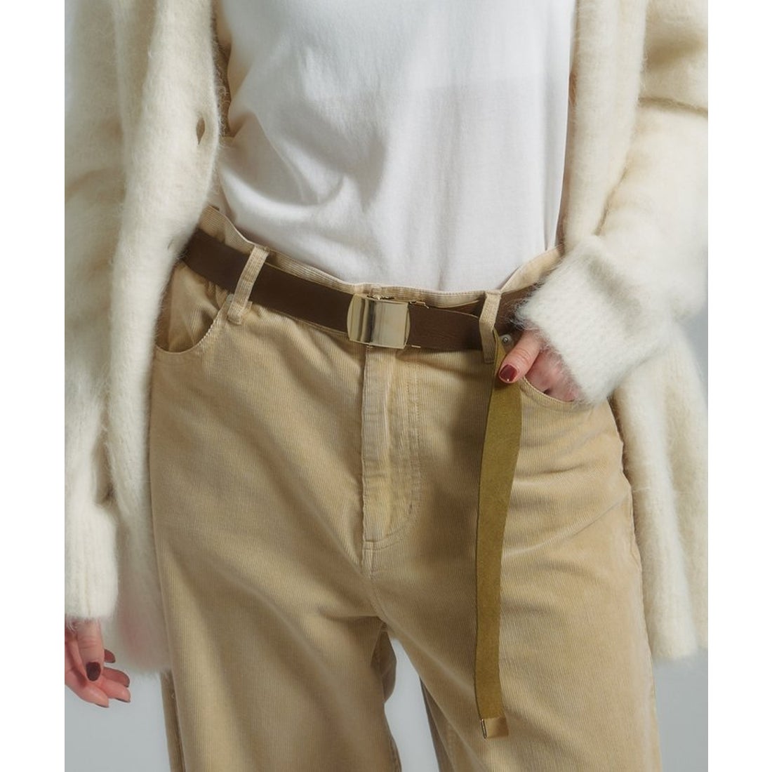 ウィムガゼット Whim Gazette 【Hoaw.】レザーガチャベルト （black(2