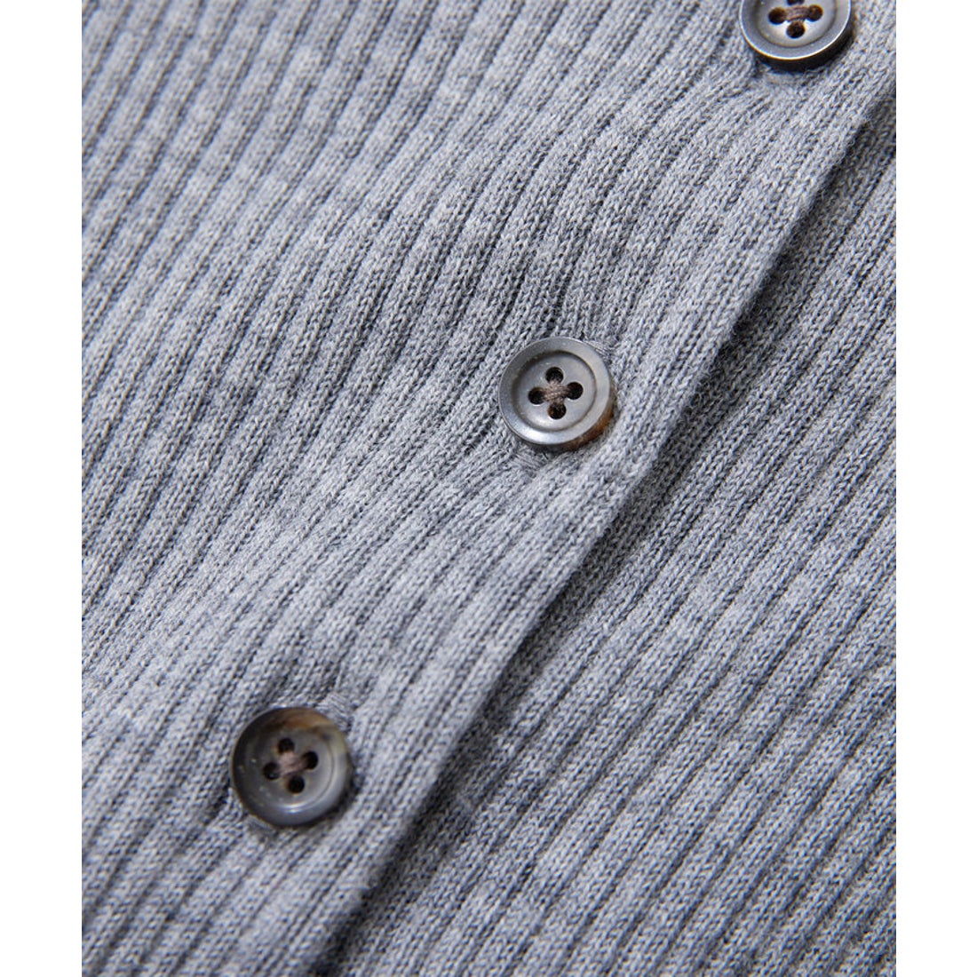 ウィムガゼット Whim Gazette ポロカラーセーター （gray