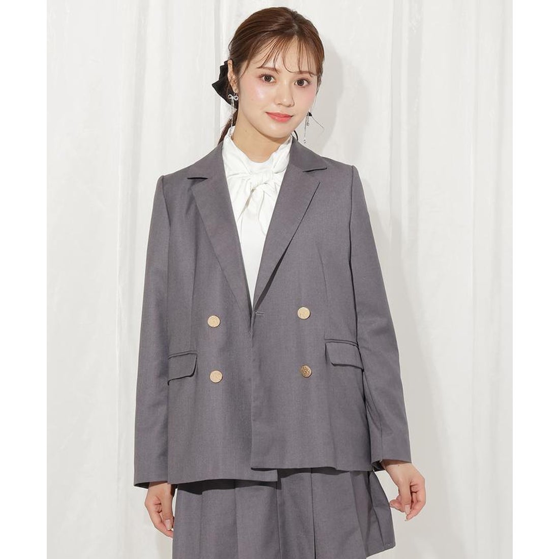 ウィルセレクション WILLSELECTION ゴールドボタンテーラード