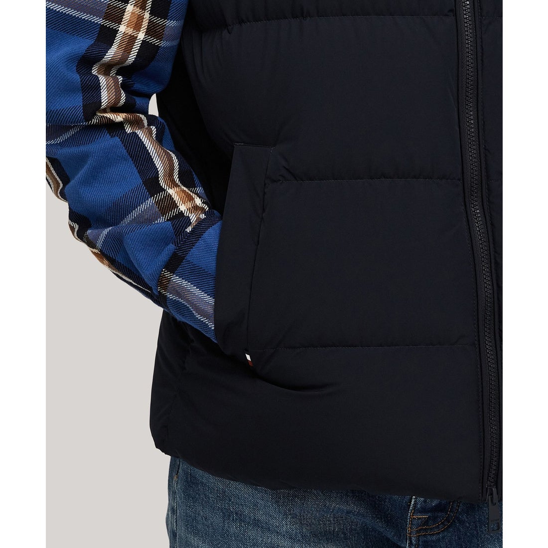 トミー ヒルフィガー TOMMY HILFIGER ダウンベスト （ネイビー） -靴