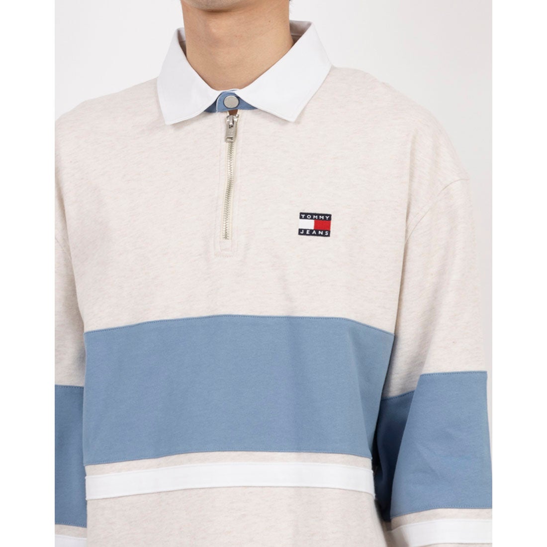 トミー ヒルフィガー TOMMY HILFIGER リラックスカラーブロックラガー