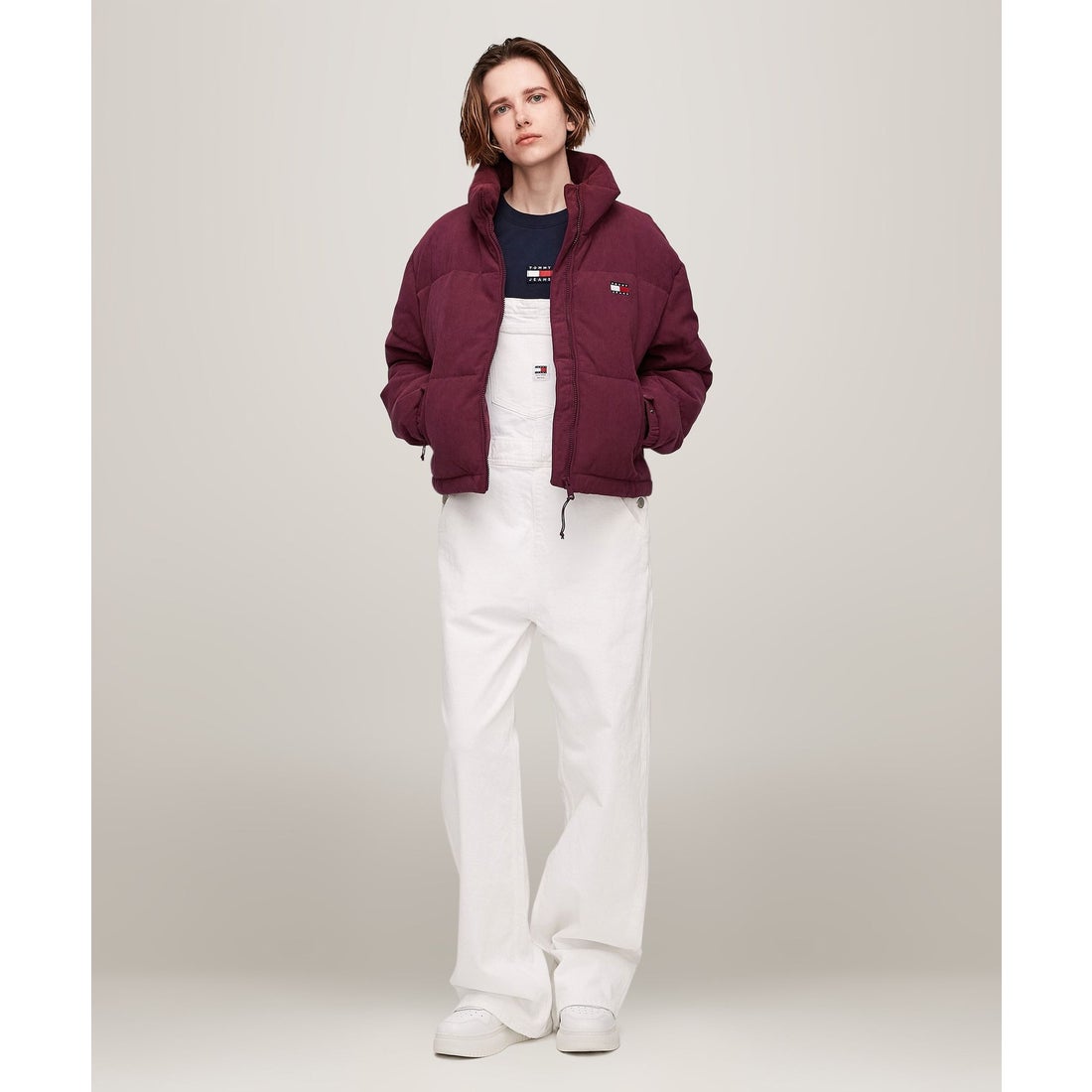 トミー ヒルフィガー TOMMY HILFIGER コープコーデュロイパファー