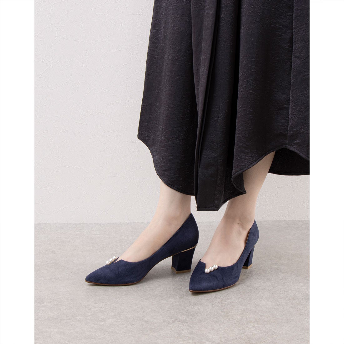 タラントン バイ ダイアナ TALANTON by DIANA パール太めヒール